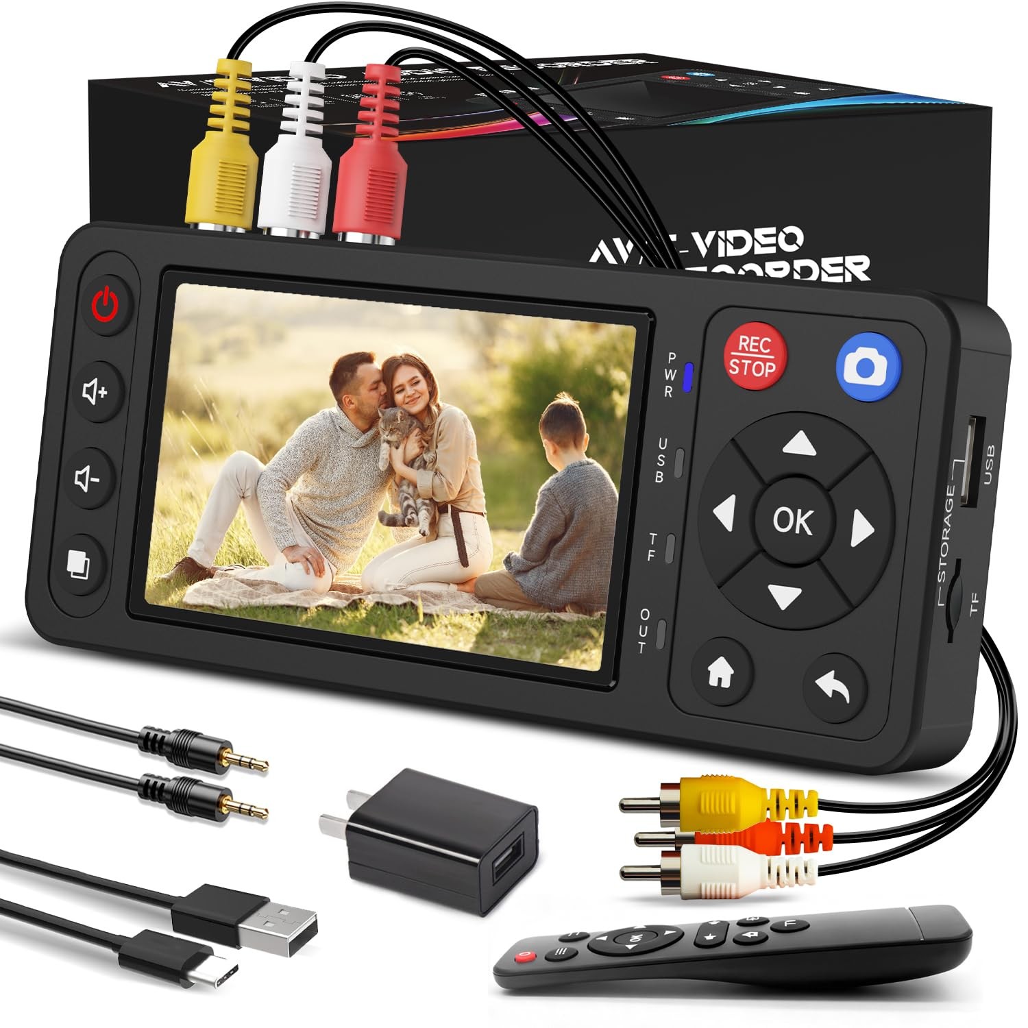 VHS to Digital Converter 4" HD Screen Recorder