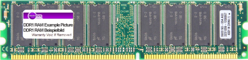 256MB Micron DDR1 RAM PC2700U 333MHz CL2.5 MT8VDDT3264AG-335C4 305957-041 Memory