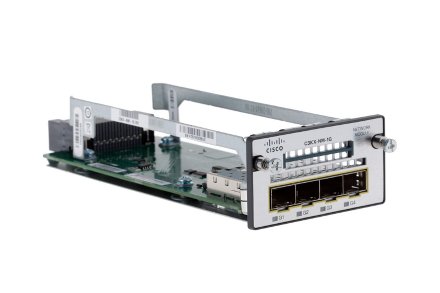 Cisco 3560X/3750X 4-Port Gigabit Module, C3KX-NM-1G NEW - Lifetime Warranty