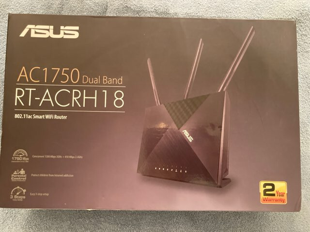 ASUS Certified Factory Refurbished WiFi Dual Band Router RT-ACRH18, MU-MIMO Tech