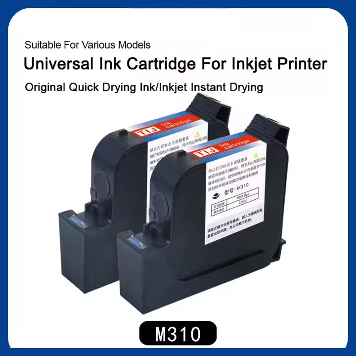 3PCS Fast Dry Ink Cartridge for Handheld Inkjet Printer 12.7mm 42ML