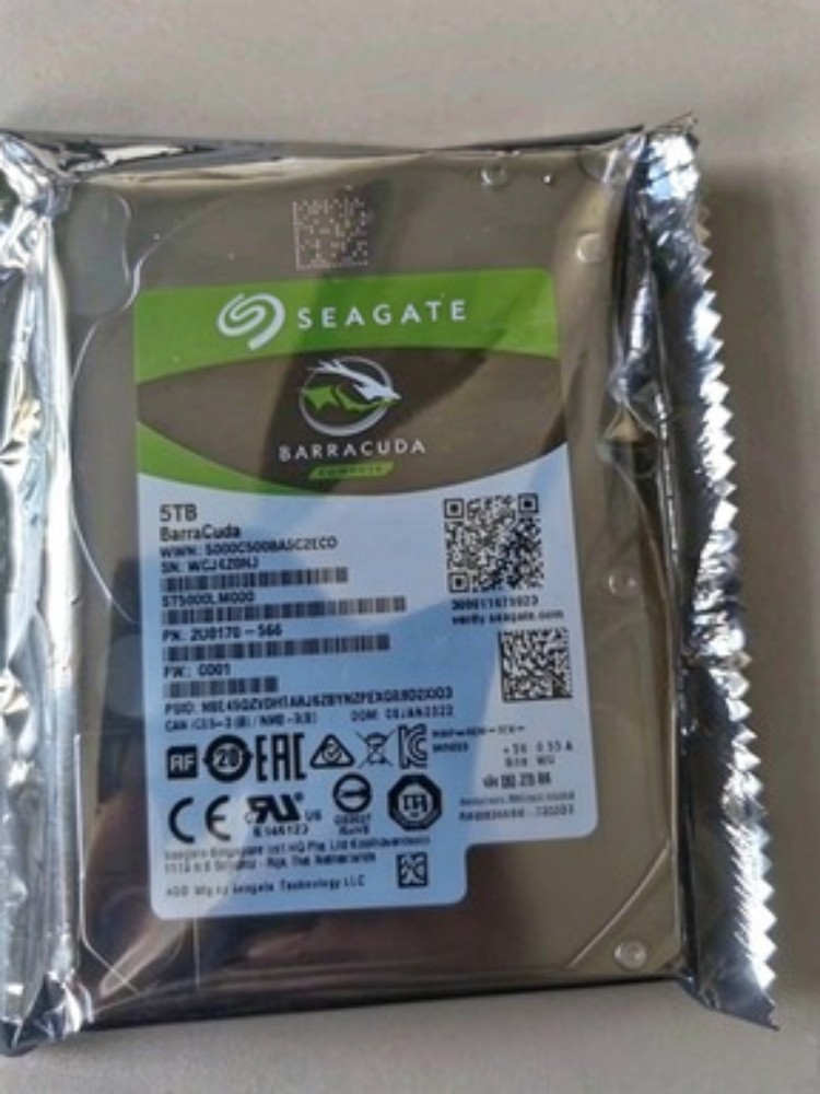 New Seagate ST5000LM000 BarraCuda SATA 2.5" 5TB 5400RPM SFF Internal HDD