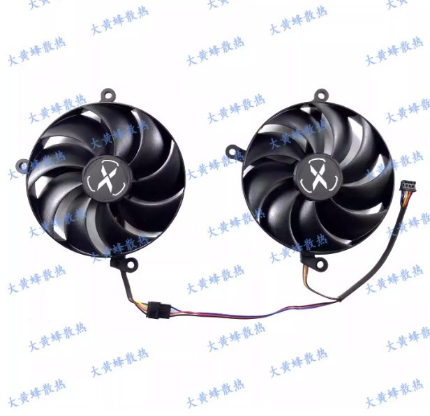 For XFX RX5700 5700XT 8GB THICC II Overseas Edition Graphics Card Cooling Fan