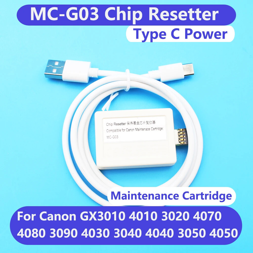 MC-G03 Maintenance Tank Chip Resetter For Canon GX4030 GX3040 GX4040 Waste Tank