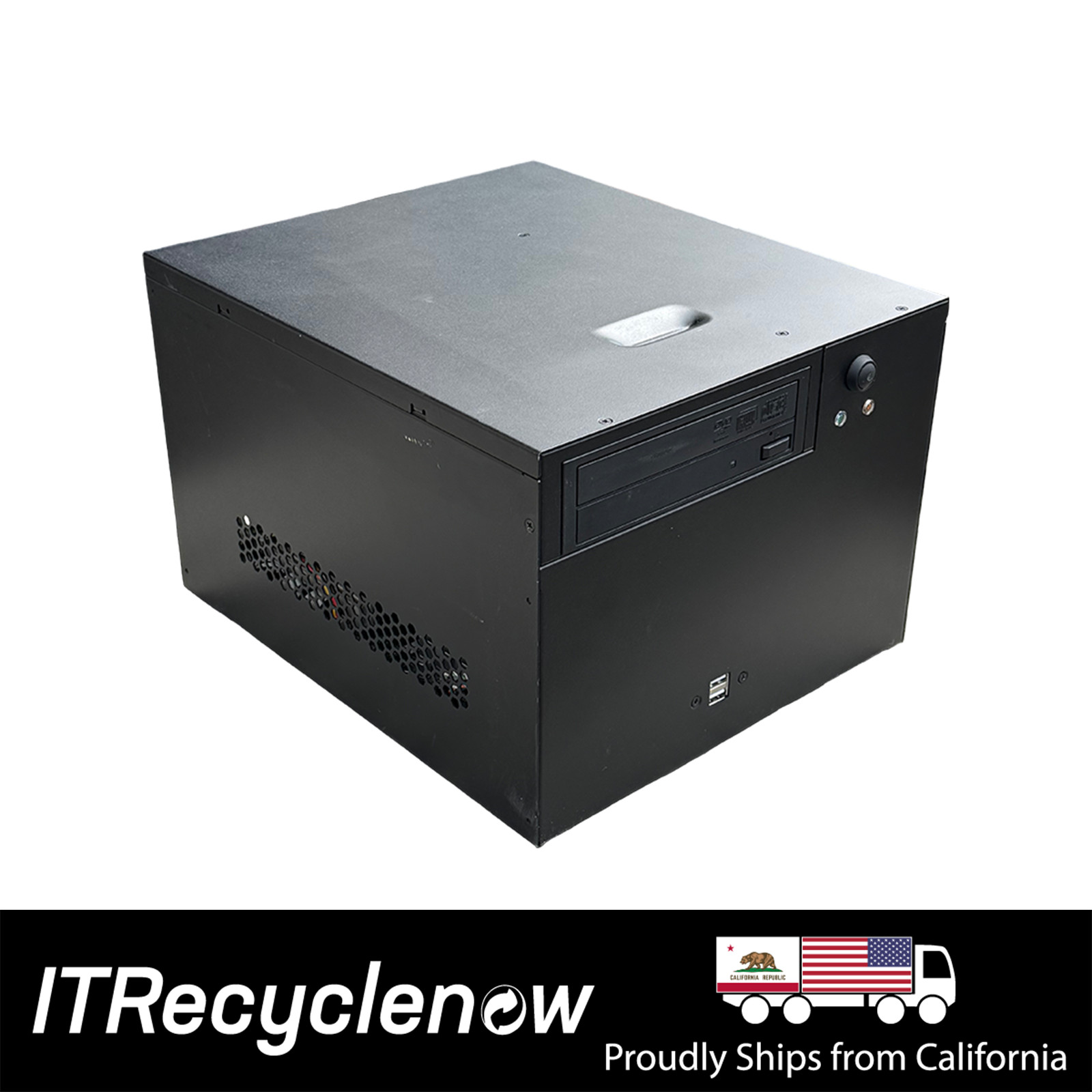 Axiomtek Industrial Mini ATX PC i7-2600 8GB RAM Radeon R7 370 GPU 2TB HDD ODD
