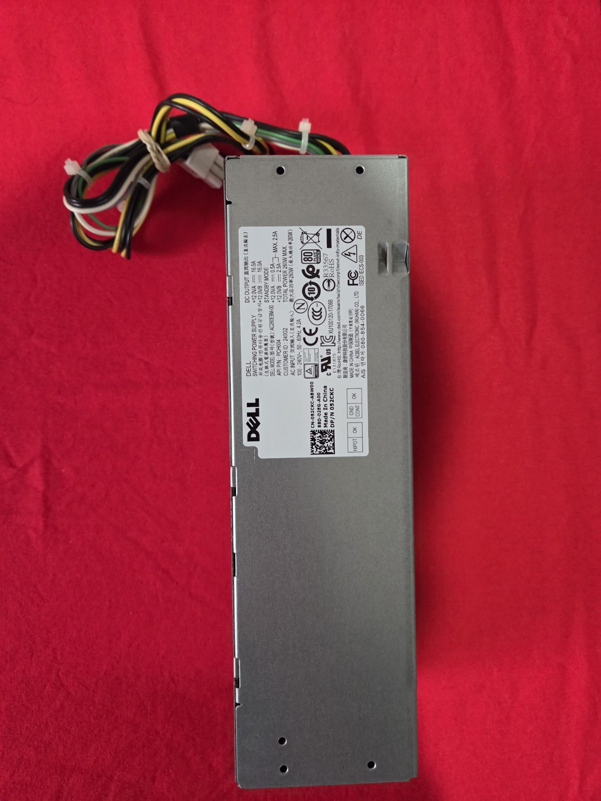 Dell AC260EBM-00 260W PSU Power Supply 80 Plus Bronze For OptiPlex 7060 MT