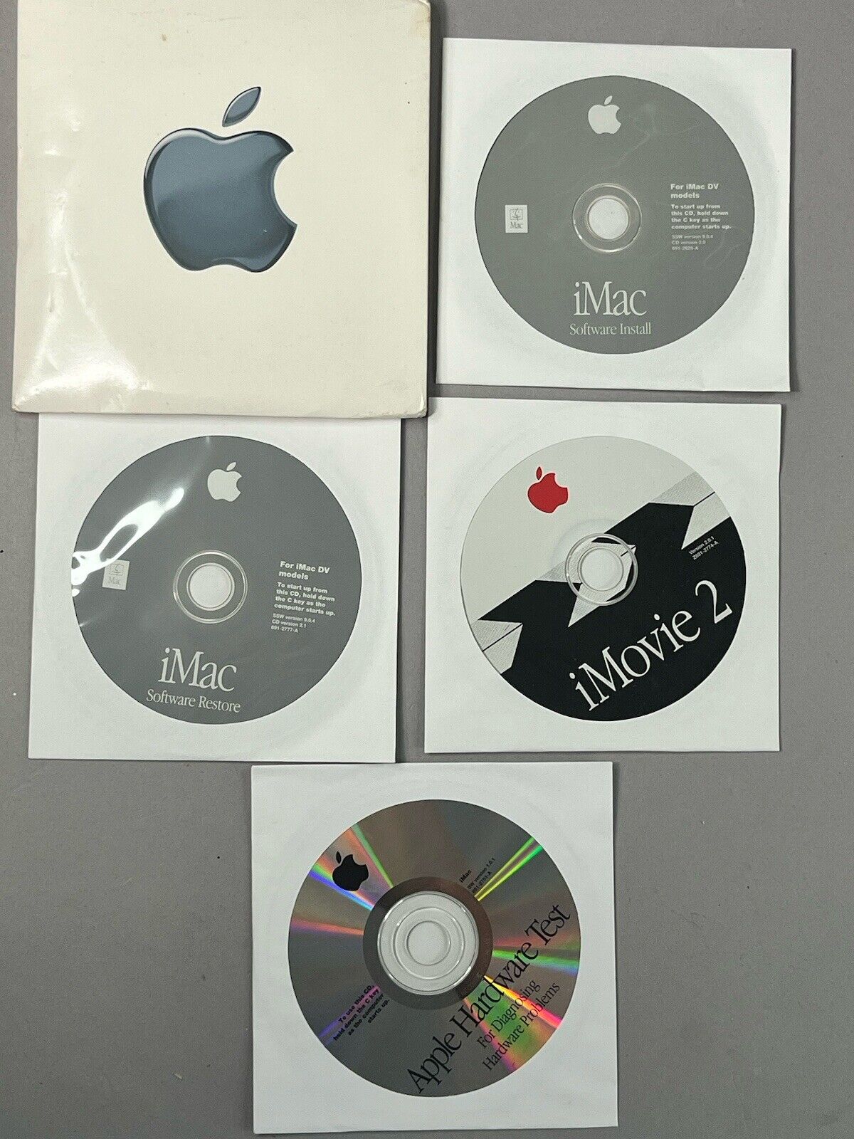 Vintage Apple iMac 9.0.4 System Software Install Restore Hardware Test CDs 2000