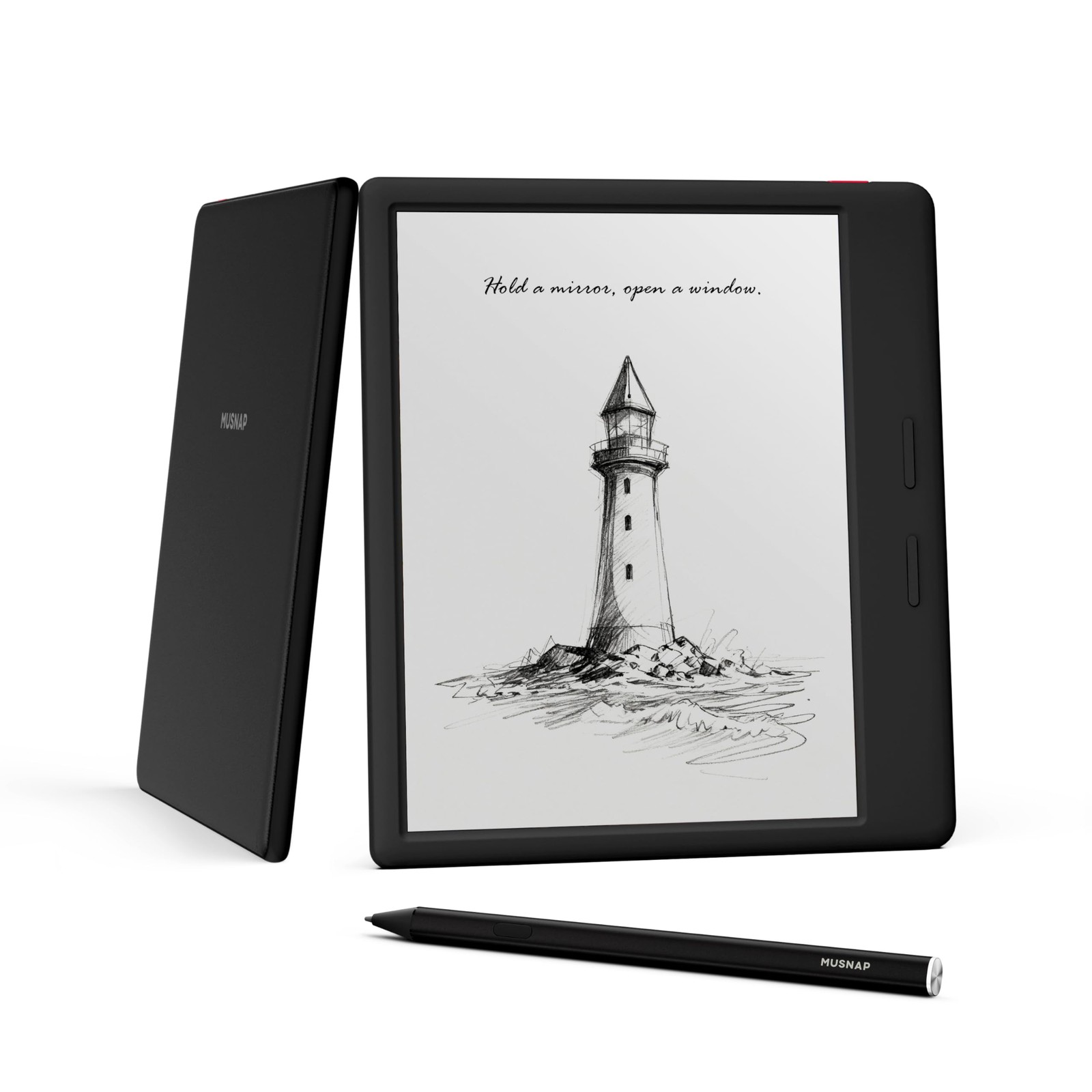 Musnap Ocean 64GB+4GB 7”eBook Reader Supports Handwriting, 7”EInk Paper Table...