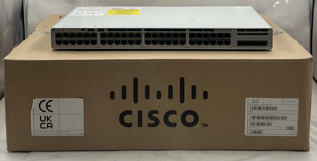 CISCO CATALYST 9200L 48-PORT POE+ 4X10G UPLINK NETWORK SWITCH C9200L-48P-4X-A