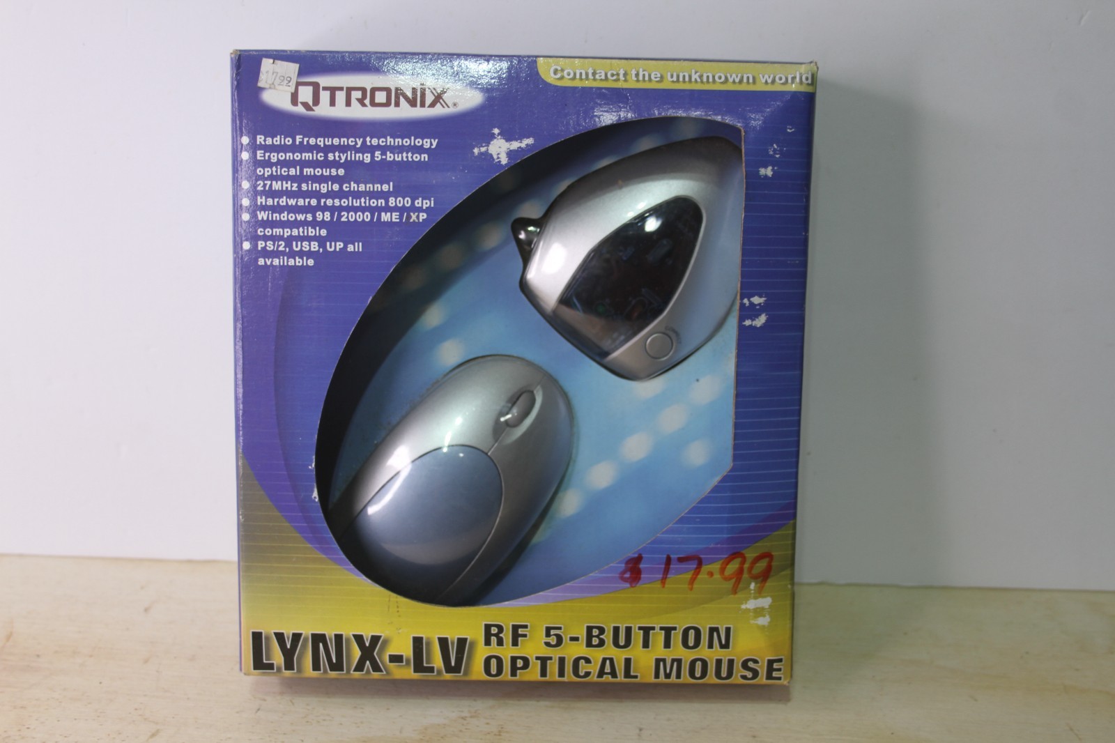 OTRONIX Radio Frequency technology Ergonomic  LYNX-LV RF 5-BUTTON OPTICAL MOUSE