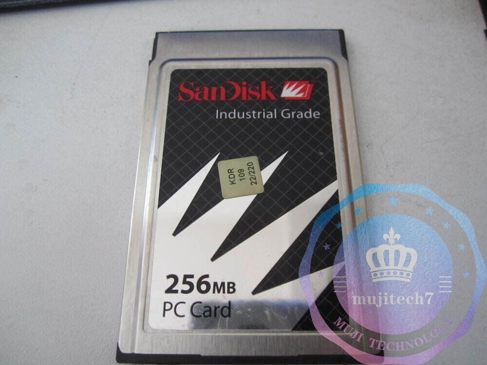 Sandisk 256MB industrial grade PCMCIA PC CARD ATA FLASH CARD