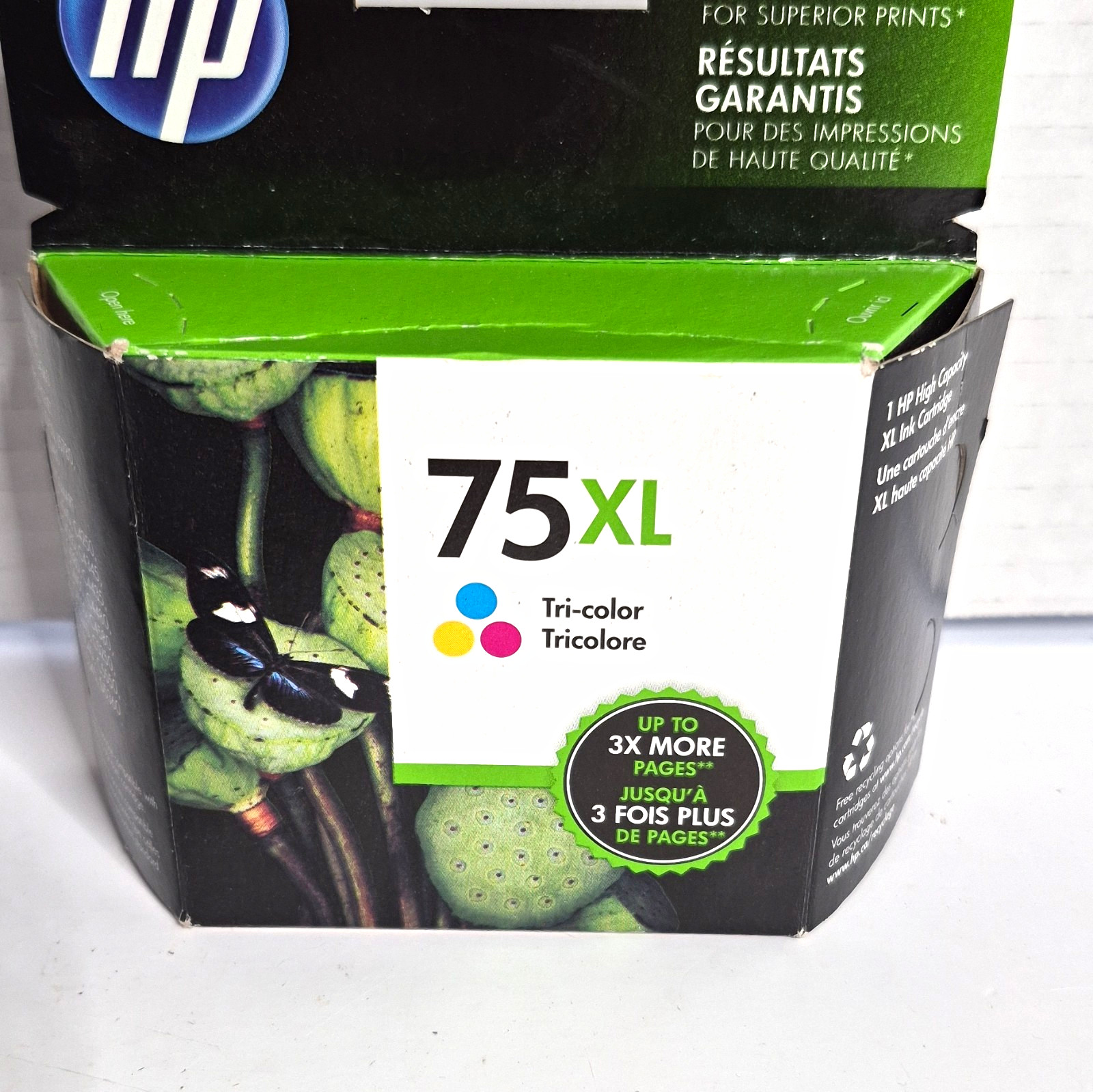 Genuine HP 75XL Tri-Color Ink Cartridge CB338WN High Yield New Sealed Exp 2016