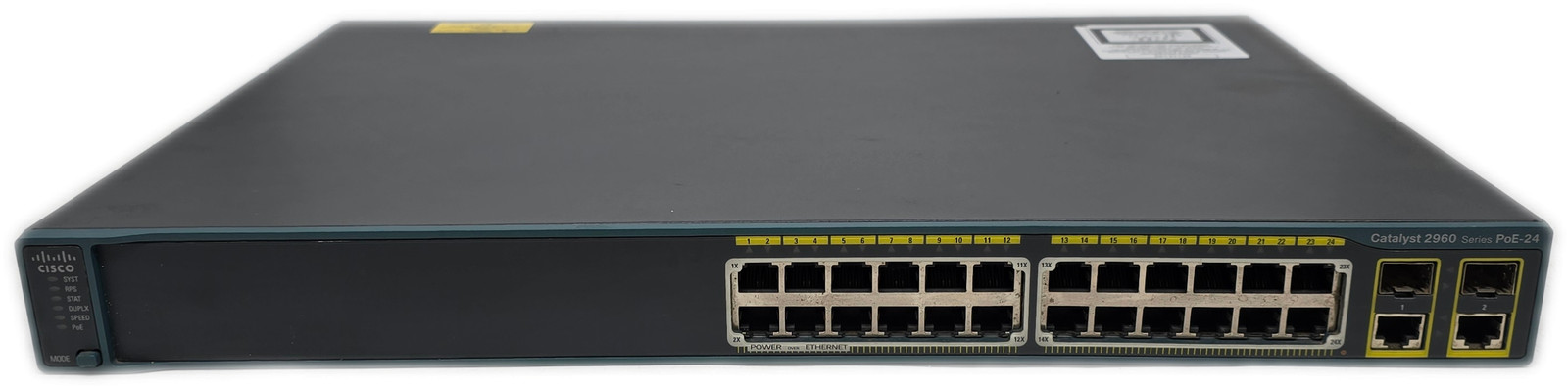 Cisco Catalyst WS-C2960-24PC-L 24-Port Gigabit Managed Switch