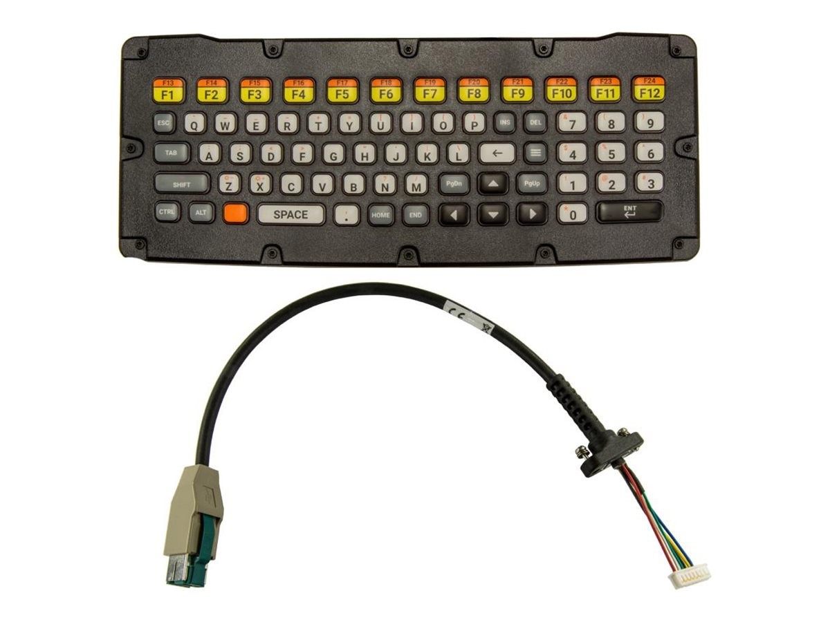Zebra USB HEATED KEYBOARD QWERTY Keyboard QWERTY Black Yellow KYBD-QW-VC80-S-1
