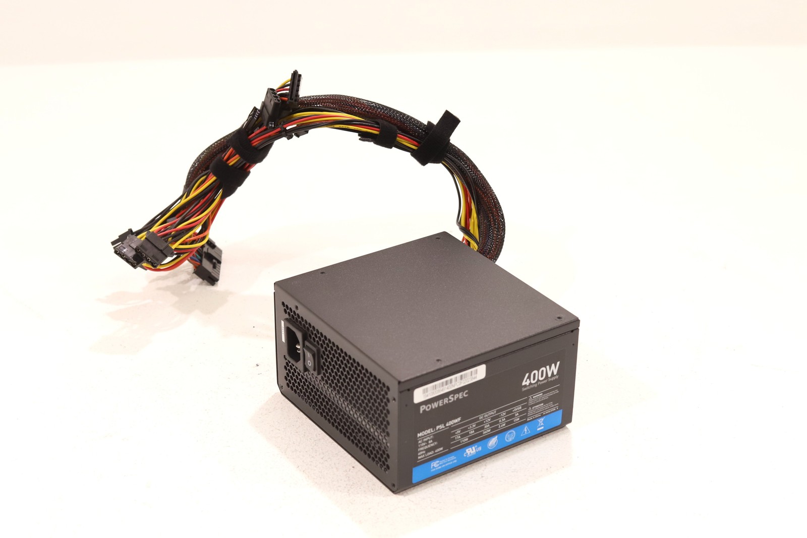 PowerSpec PSL 400WF 400W ATX Switching Power Supply P/N:PSL-400WF Tested Working