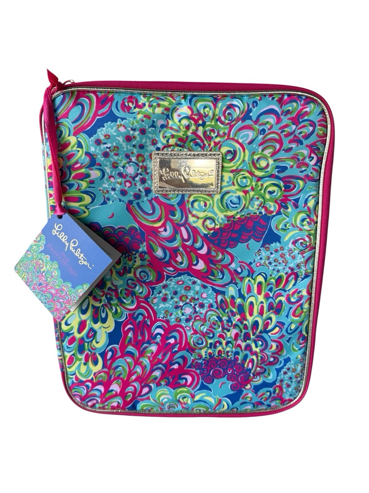Lily Pulitzer Notebook Agenda Folio Tablet Organizer Lilly's Lagoon #154713
