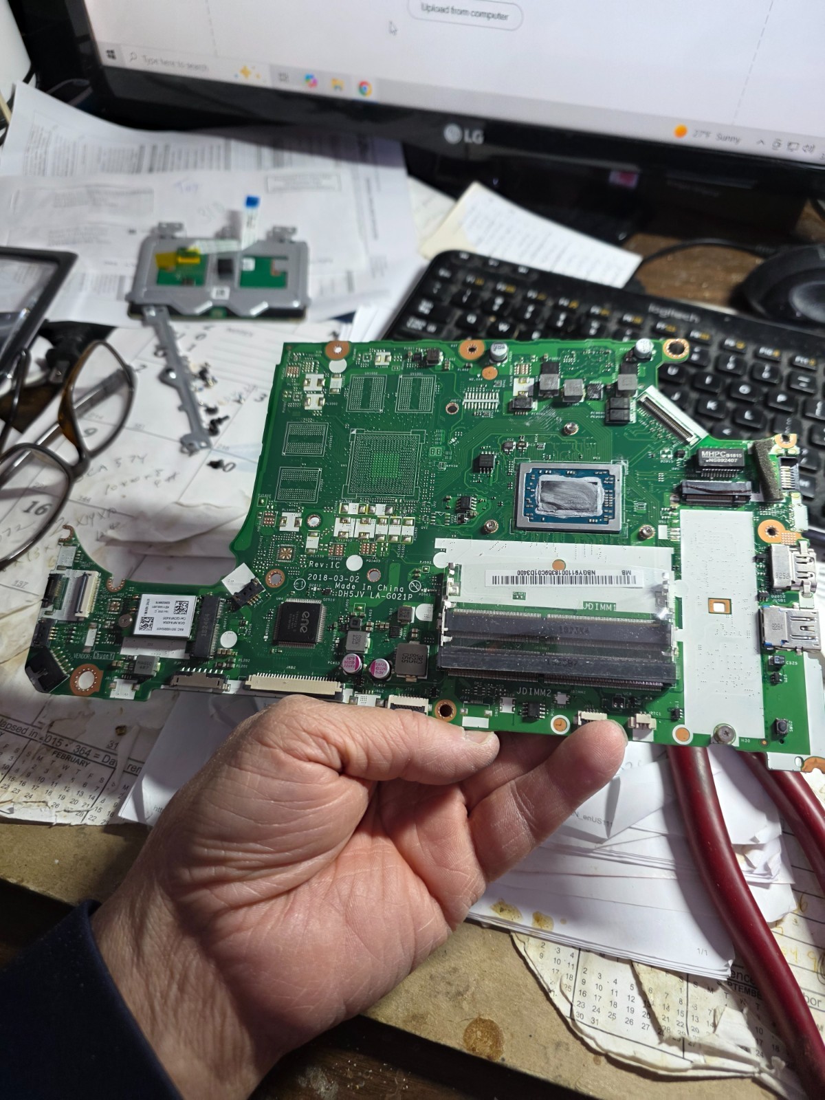 Motherboard for Acer Aspire 3 A315-41 Series N17C4 Mainboard