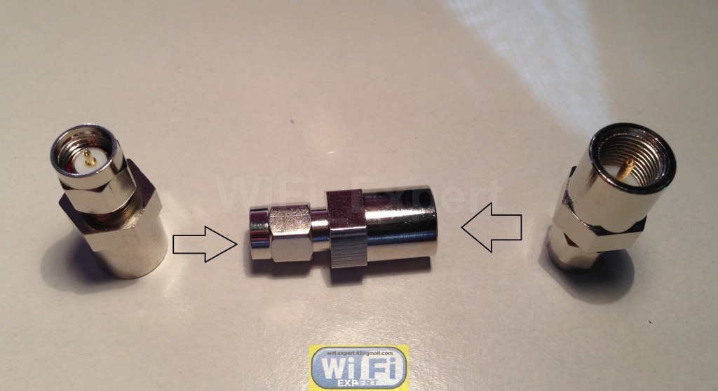 1 x FME Male Jack to SMA Male RF COAX Connector Adapter Converter USA
