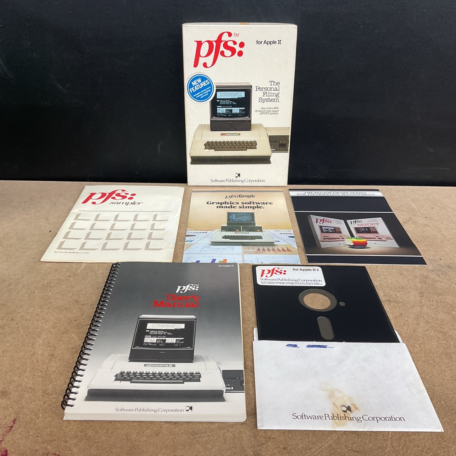 Software Publishing Corporation PFS For Apple II The Personal Filing System