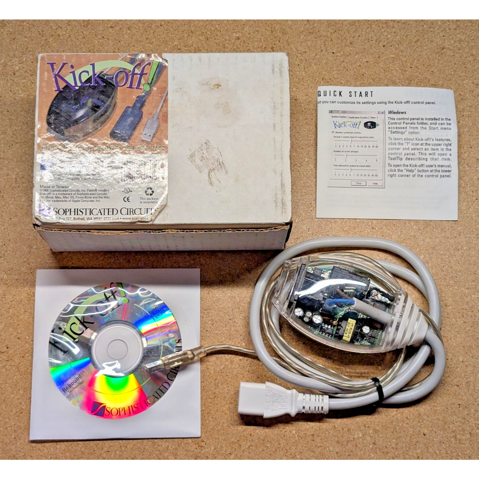 Sophisticated Circuits Kick-Off Server Crash Recovery Power Switch Mac OS 8-X
