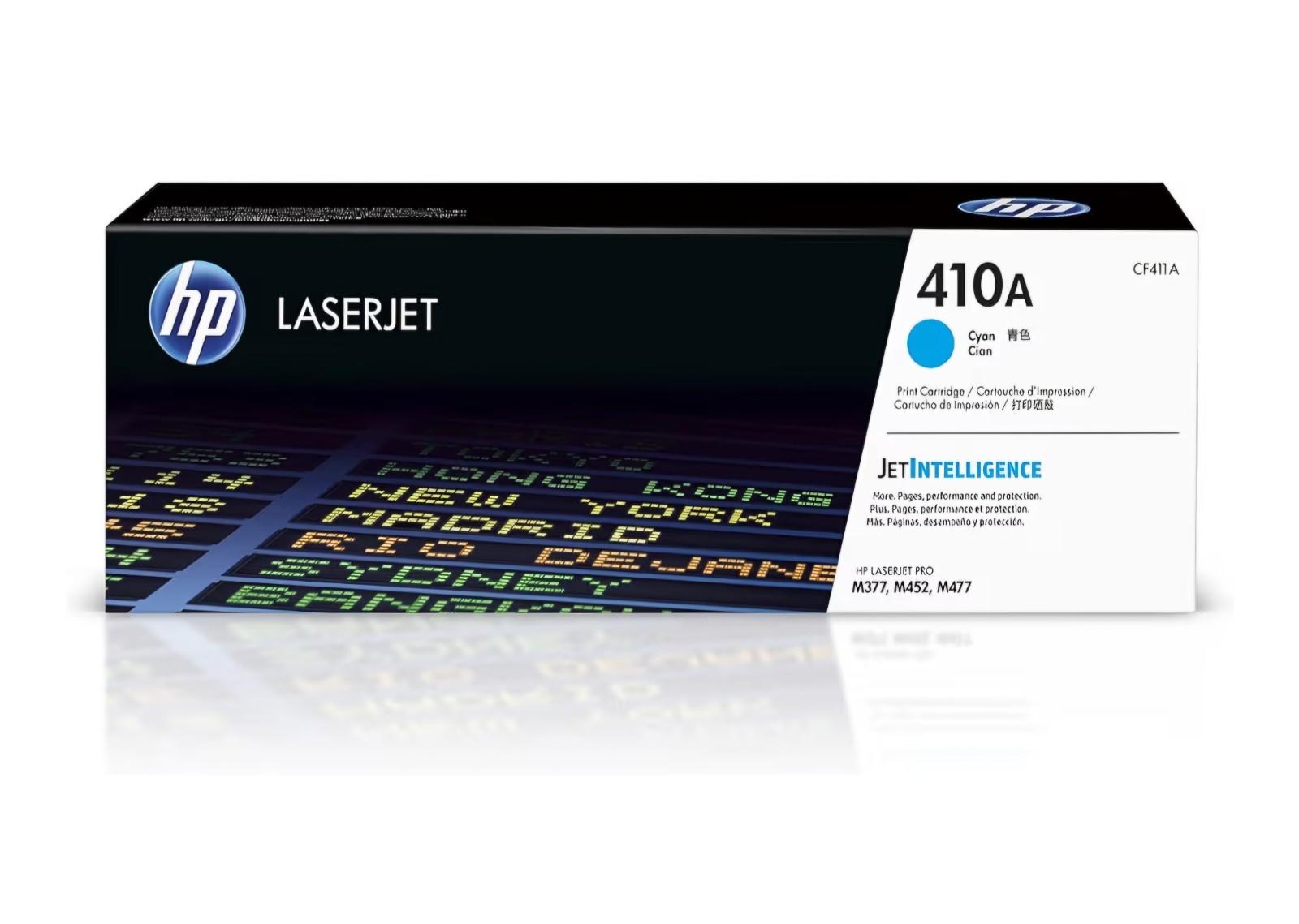 HP LASERJET Cyan 410A Print Cartridge CF251AM Works With Color LaserJet Pro M452