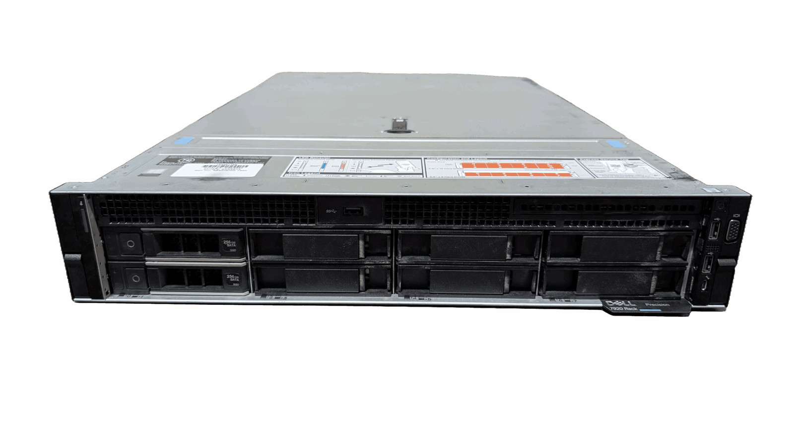 Dell Precision R7920 2x Silver 5118 2.3GHz 24-Cores  64GB  2x Trays  2x 1600w