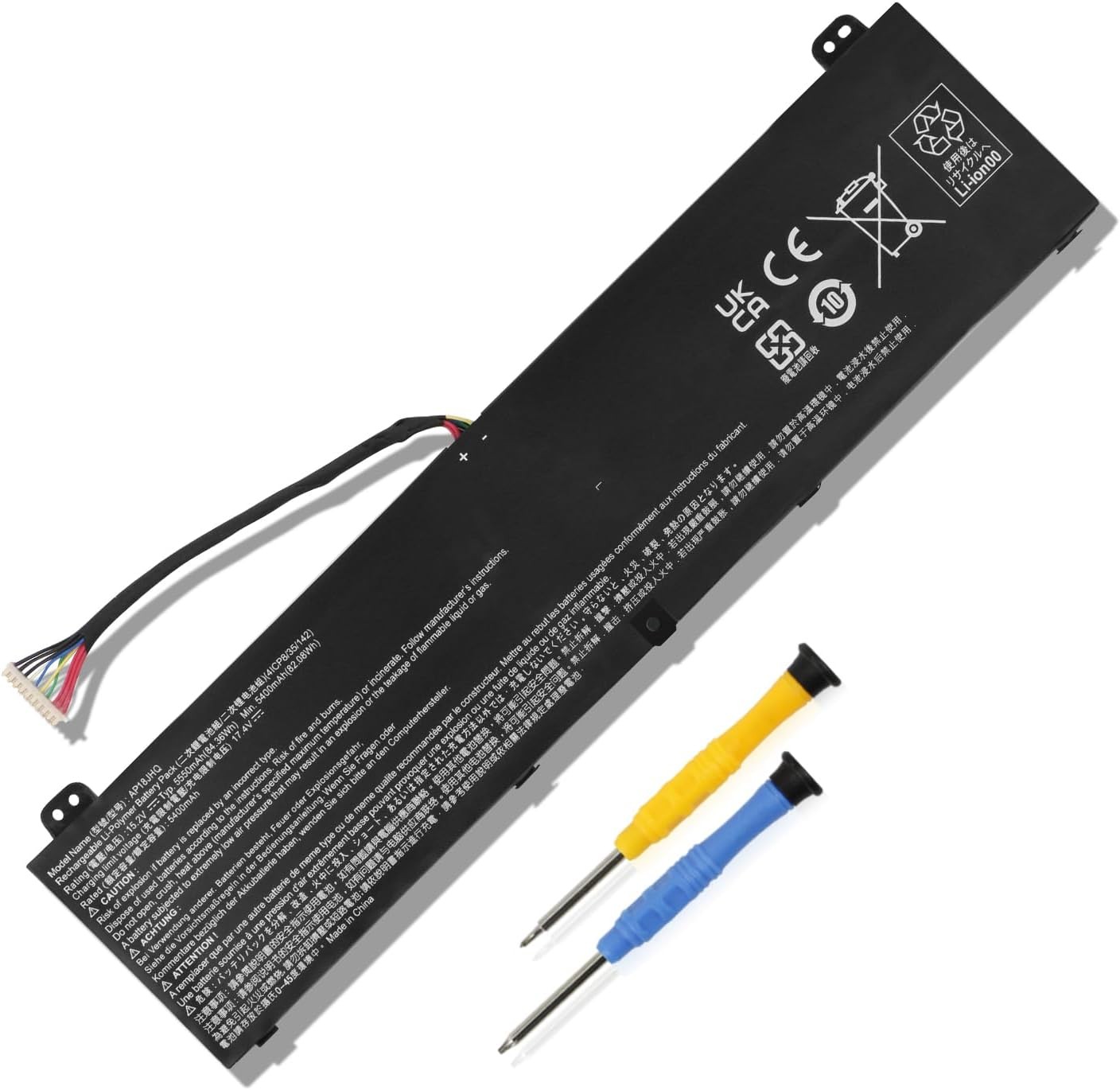AP18JHQ Laptop Battery for Acer Predator Triton 500 PT515 51 PT515 52 ConceptD