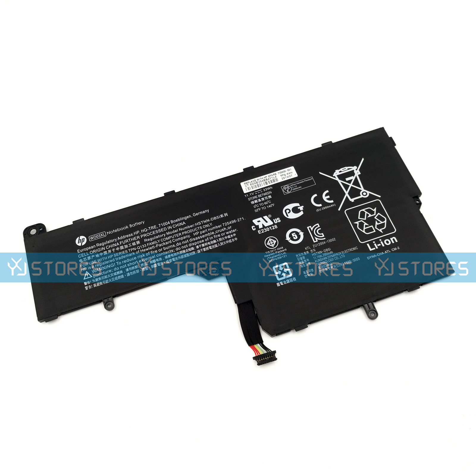New Genuine WO03XL OEM Battery for HP Split 13-M 13T-M X2 HSTNN-IB5I HSTNN-DB5I