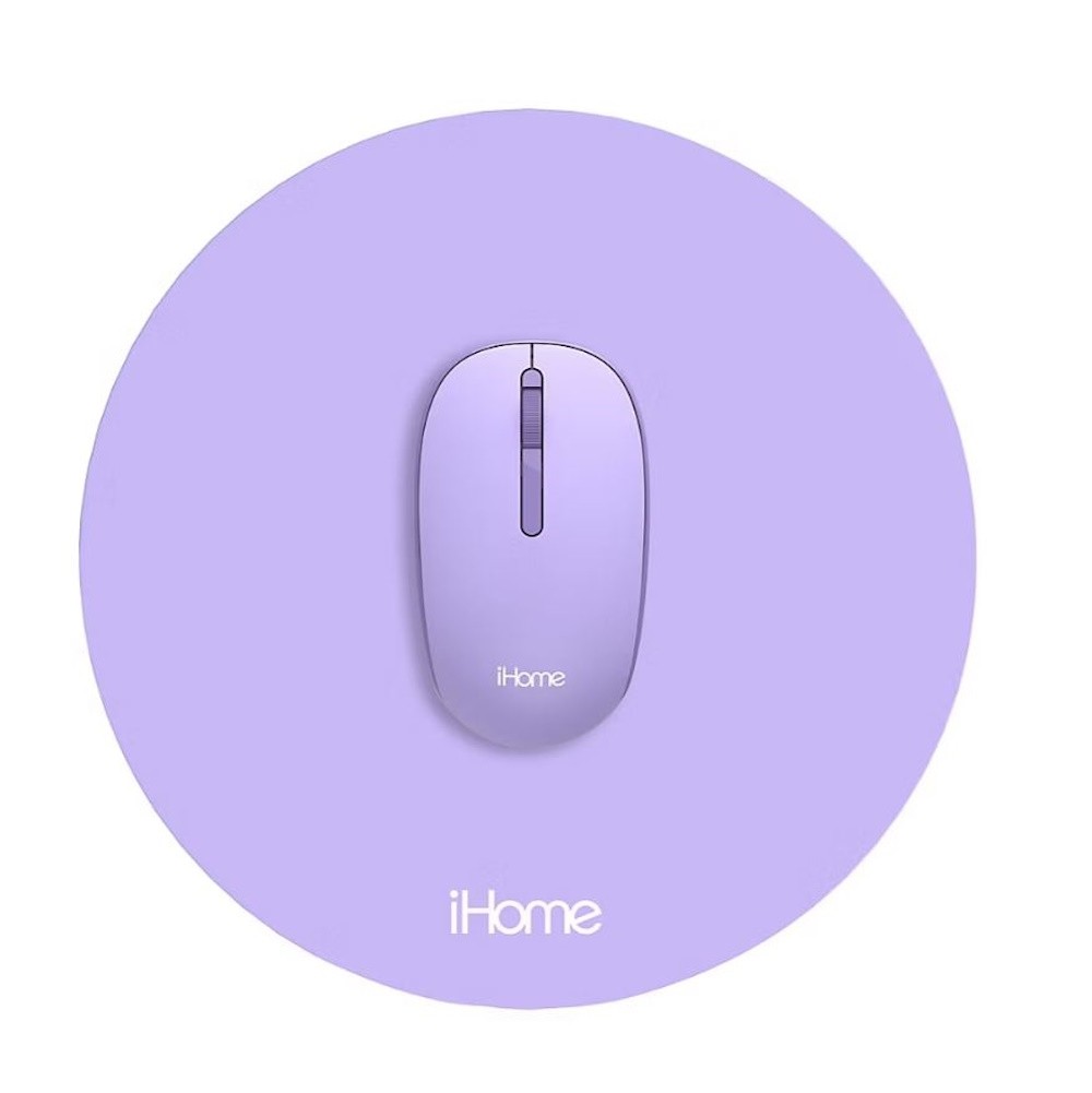 iHome 2.4G Wireless Mouse with Mousepad Bundle - Purple 2IHMS2266H0L2