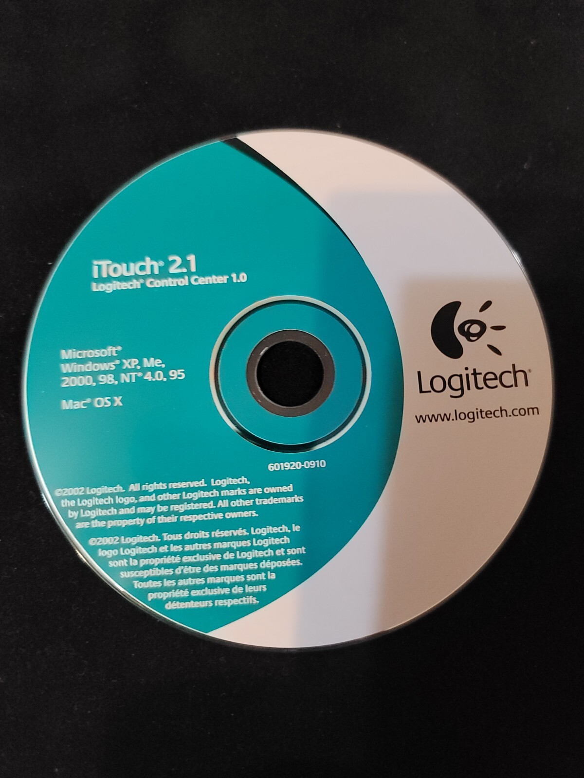 Logitech iTouch 2.1 Mouse Software Drivers Windows XP cd mac
