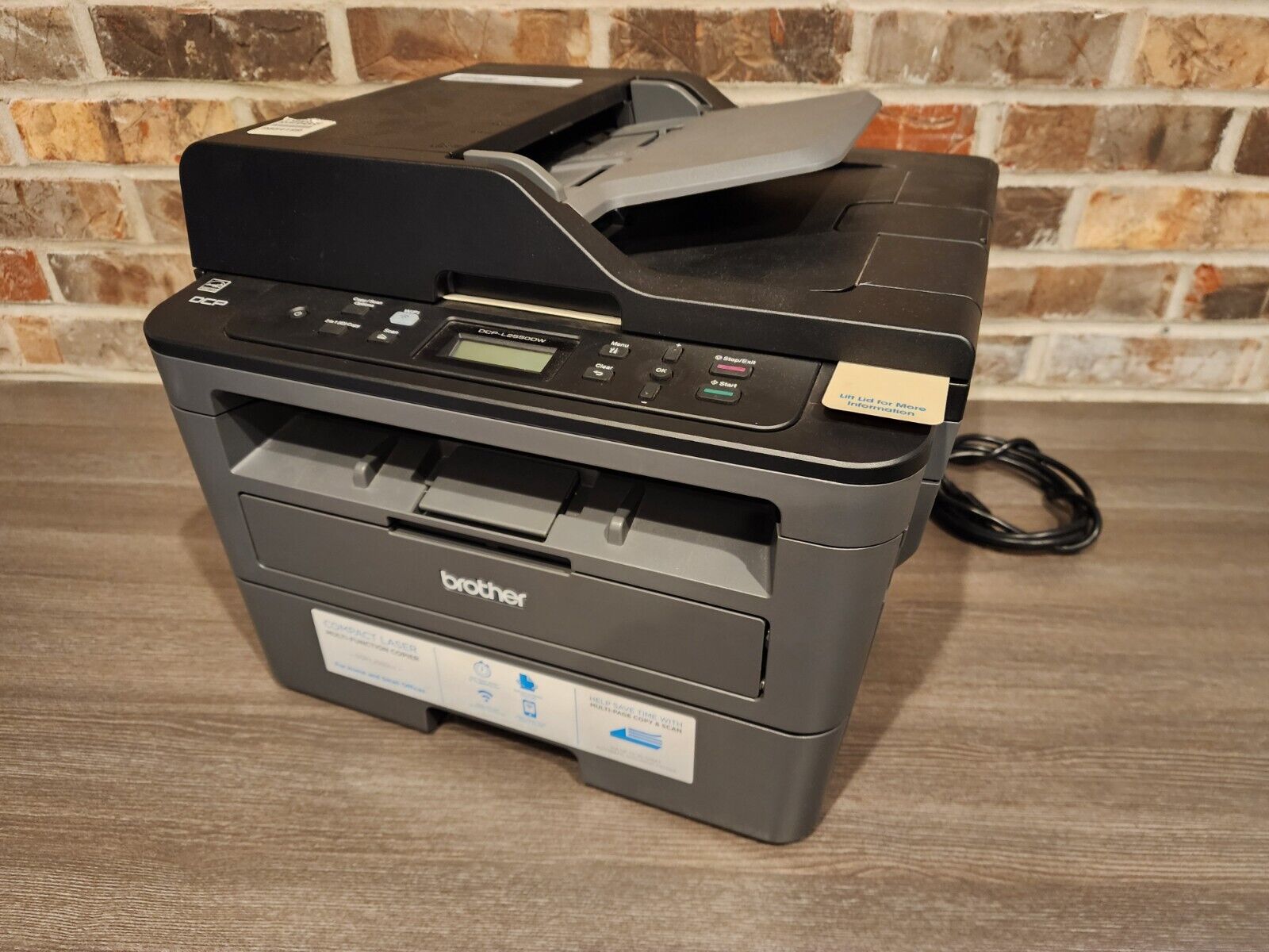 Brother DCP-L2550DW Monochrome Wireless Laser Multifunction 75 pages printed
