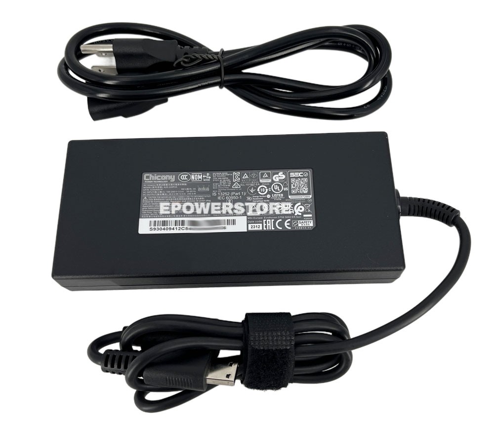 Chicony 240W AC Adapter Charger MSI WE76 11UK Workstation 11UK-460 Power Supply