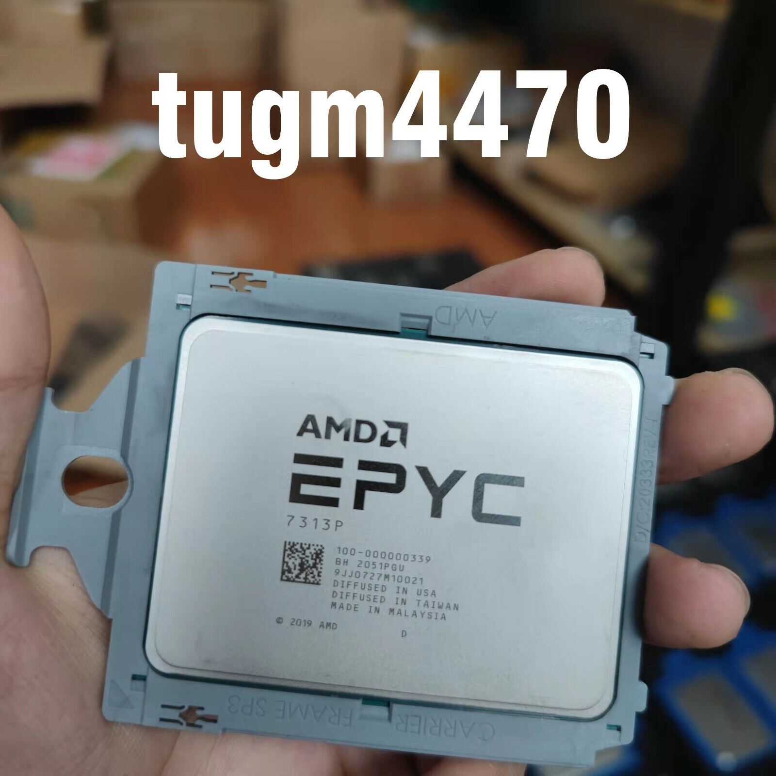 AMD epyc 7313p CPU processor 3.0-3.7ghz 16 core 128mb 155w sp3 (100-000000339)
