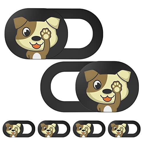 Laptop Camera Cover Slide Cute-6PCS,Ultra-Thin Webcam Cover Compatible with Dog