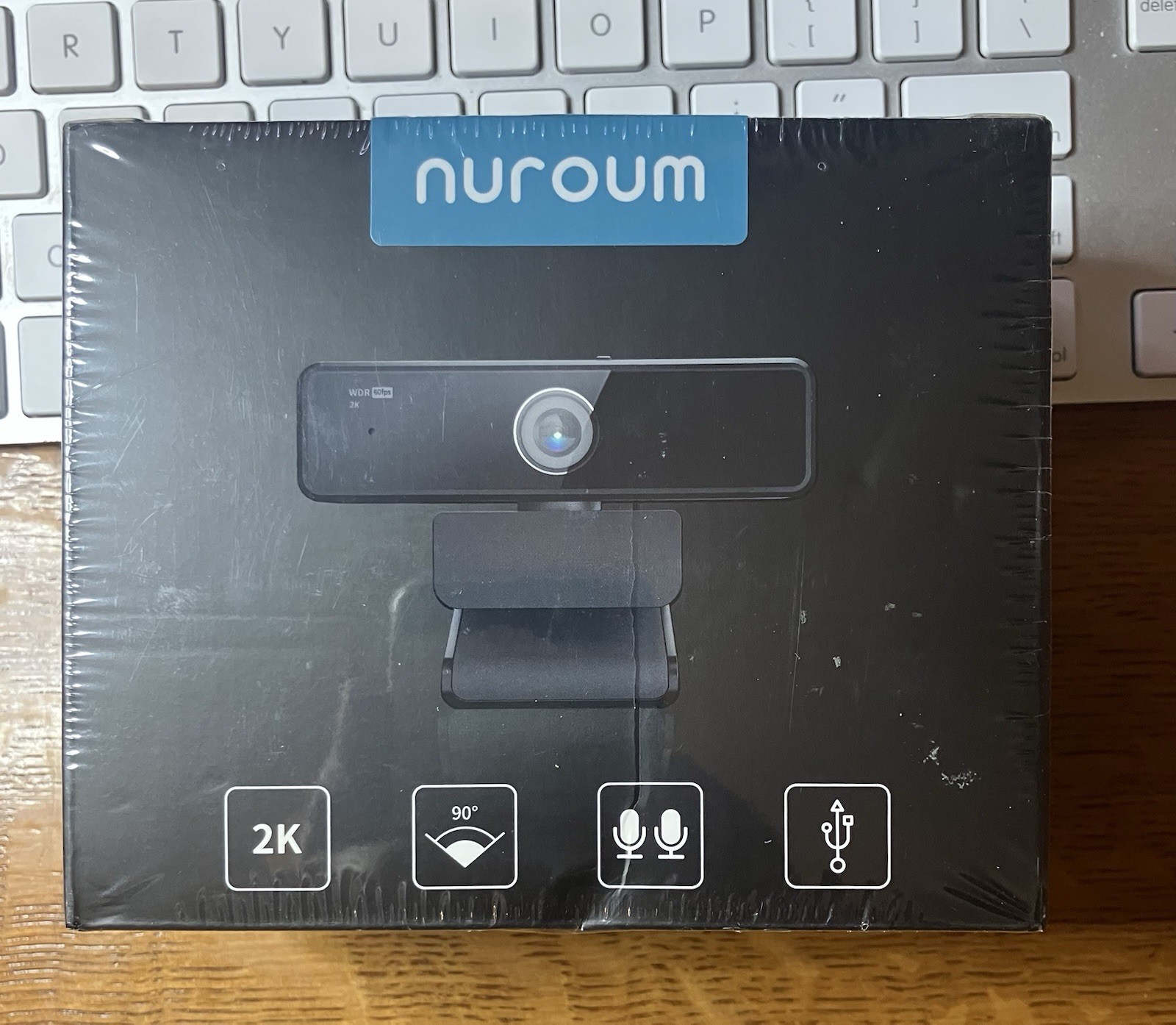 Nuroum 2K QHD Webcam, Model AW-V11, New Sealed