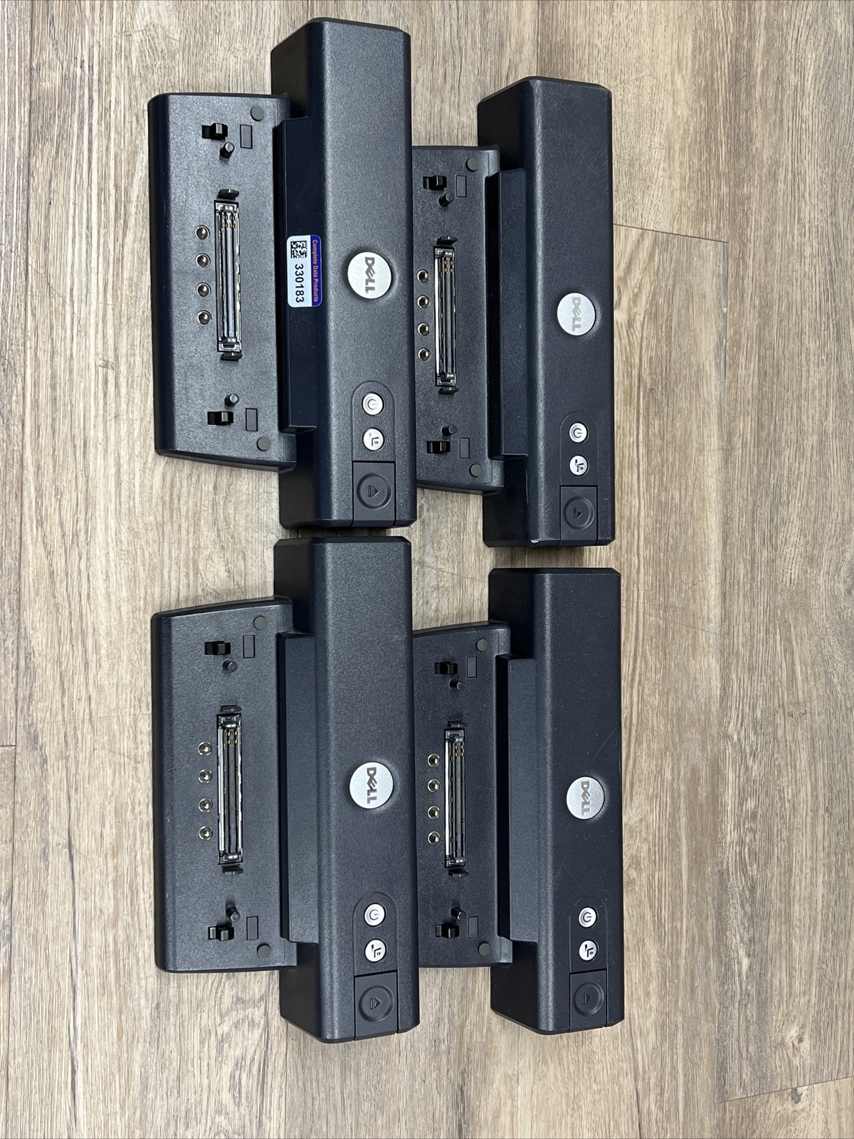 (4) Dell PR01X Docking Station Port Replicator for D-Family Latitude Laptop