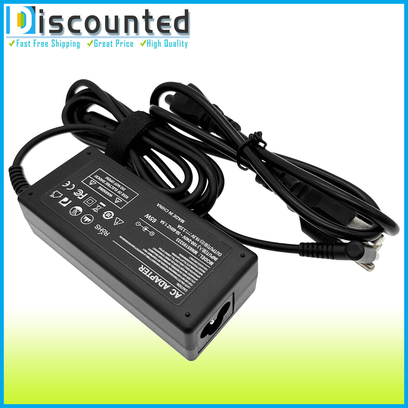 New AC Adapter Charger Power Supply Cord For HP 15-G020dx 15-G029wm Notebook