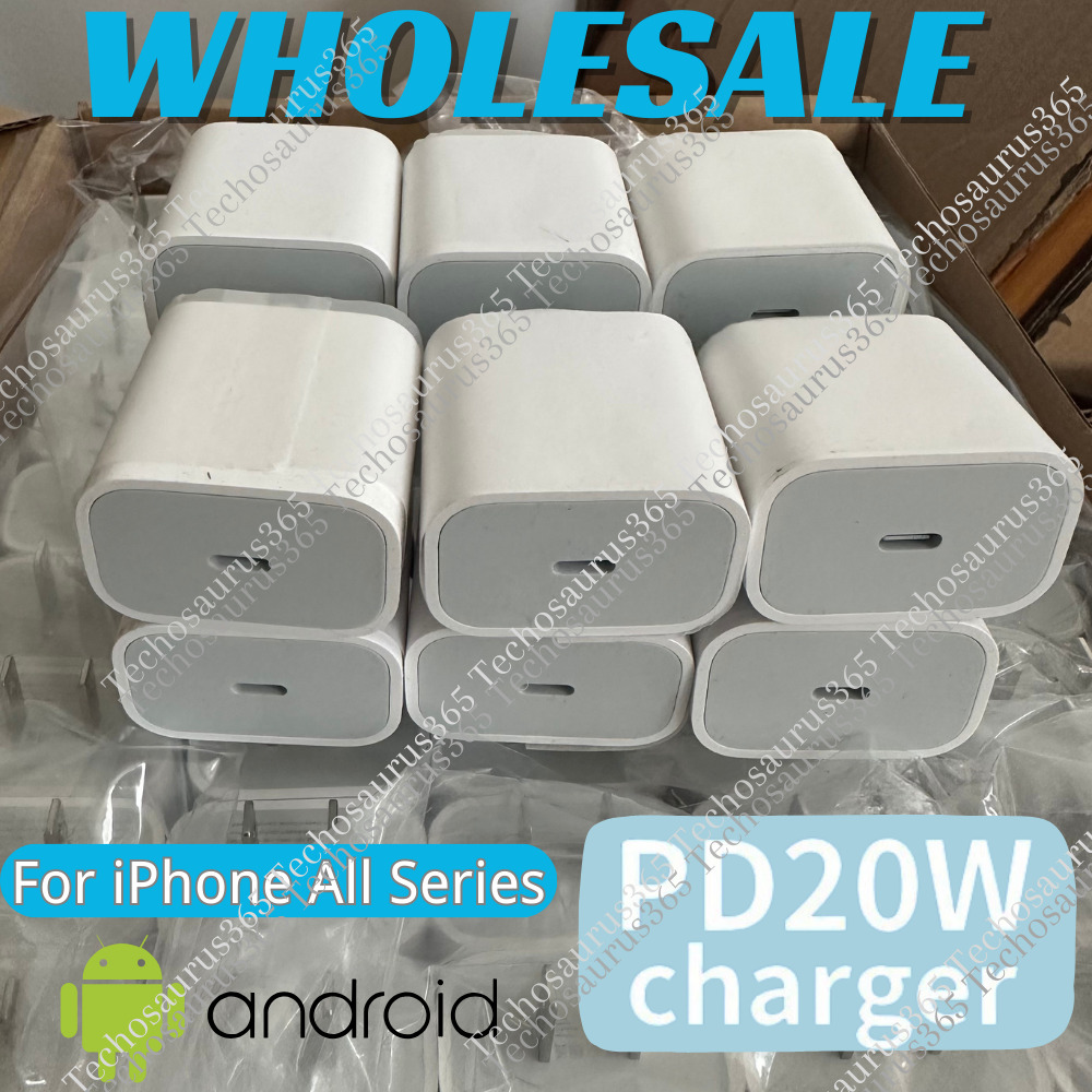 100X Lot 20W USB-C Type C Fast Charger Power Adapter Block For iPhone Android LG