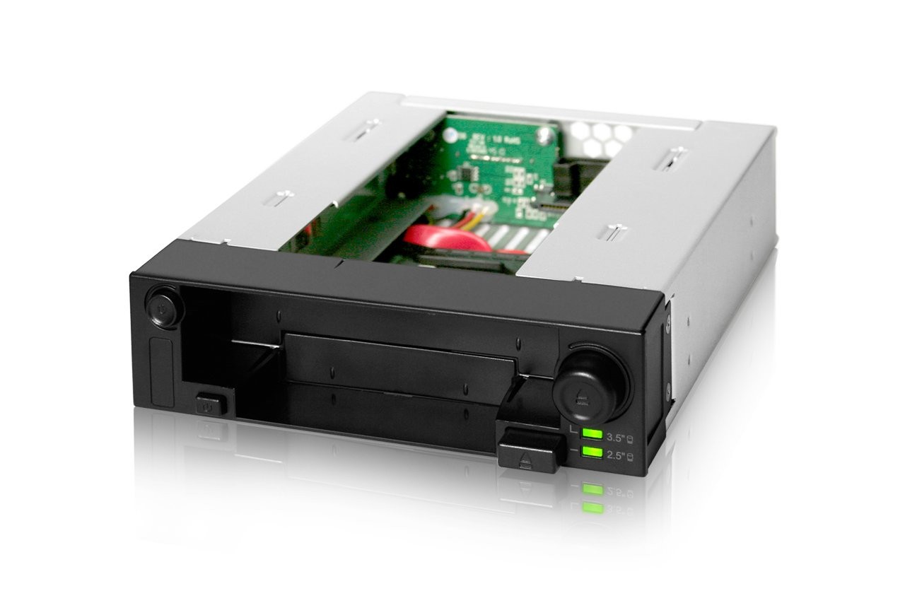 ICY DOCK 2 Bay 2.5 & 3.5 SATA HDD/SSD Hot Swap Mobile / Caddy / Docking for Exte