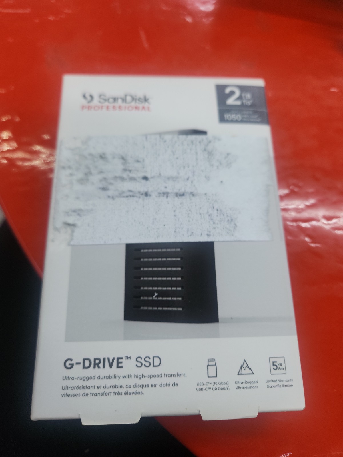 SanDisk Professional 2TB G-DRIVE SSD - Ultra-Rugged, Portable External NVMe...