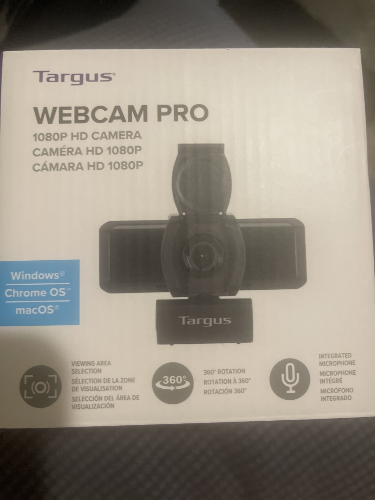 Targus hc437 Hypercam 1080P HD Camera OPEN BOX (A2)