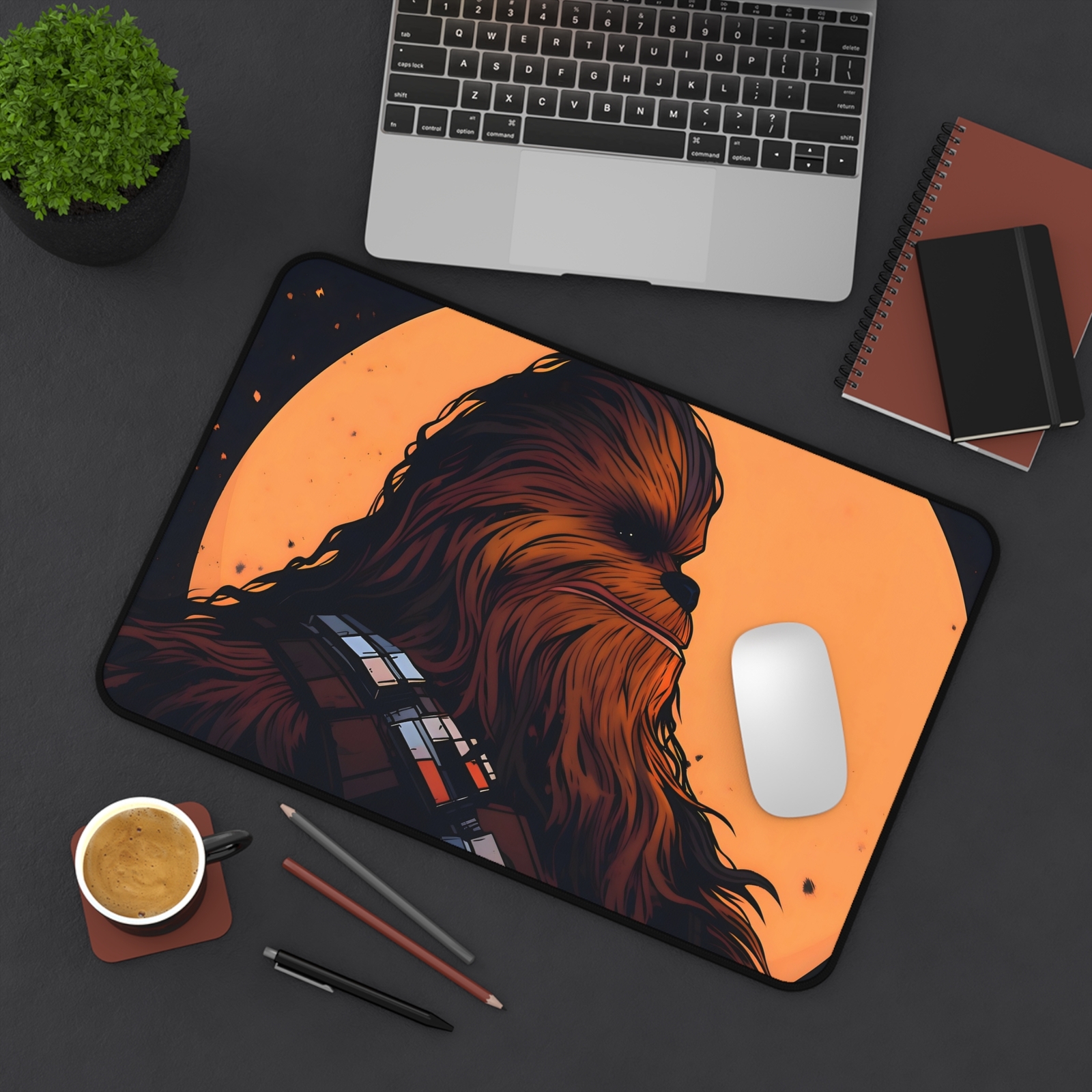 Desk Mat&Mouse Pad:Chewbacca,Star Wars