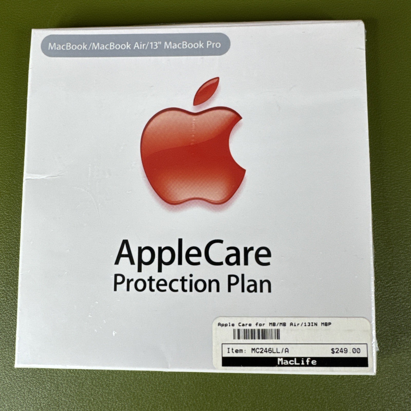 vintage AppleCare Protection MC246LL/A,  MacBook, MacBook  Air, 13" MacBook Pro