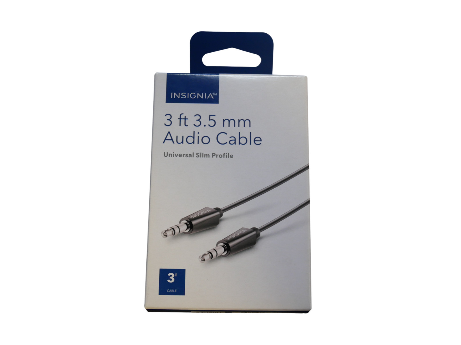 Lot 100 Insignia 3ft 3.5 mm Audio Cable Black - 