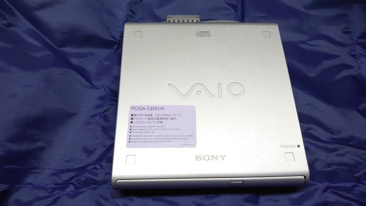 SONY VAIO PCGA-CD51 External Portable CD-ROM Player Used japan