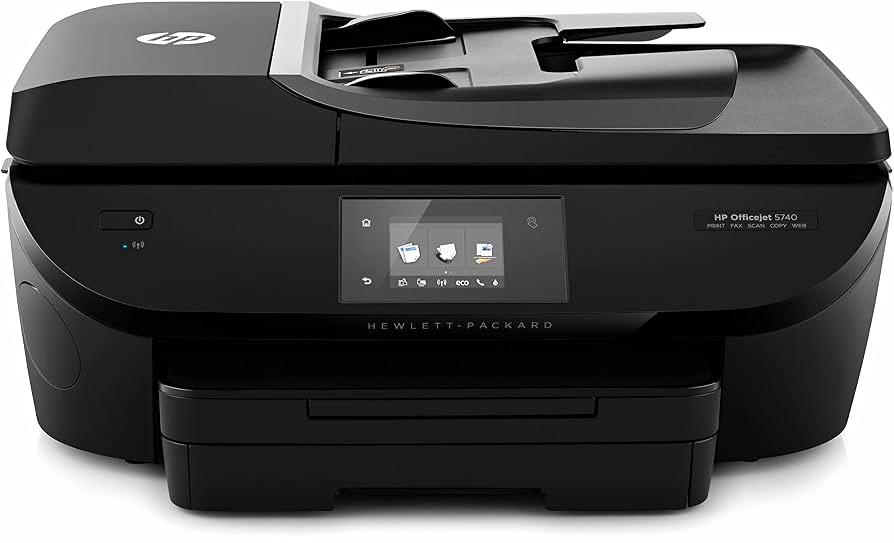 HP OfficeJet 5740 Wireless Color Inkjet All-In-One Printer Scan Copy Fax