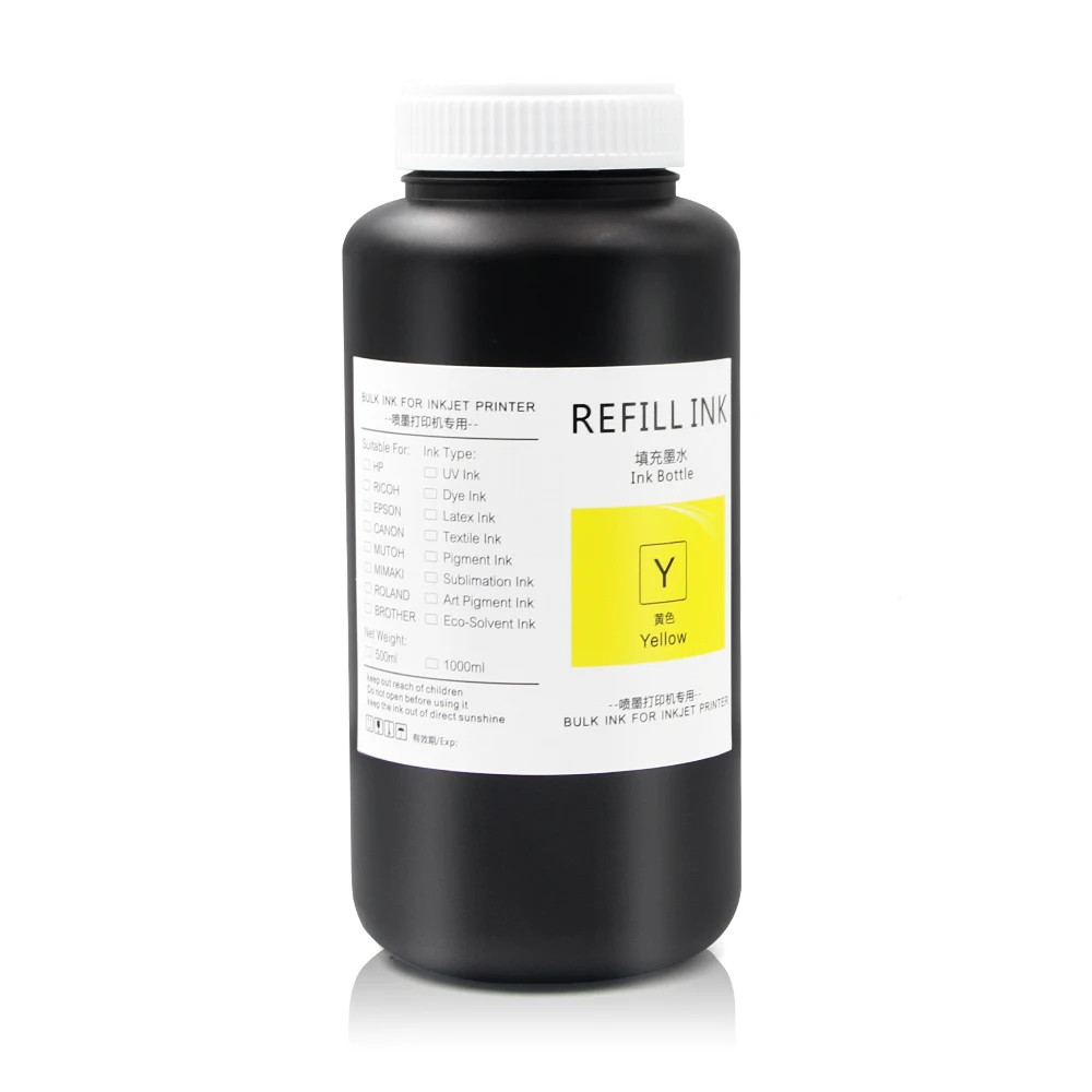 1000ML 5-Color 3D Mimicry UV Ink for EPSON I3200/DX7 Inkjet Printer