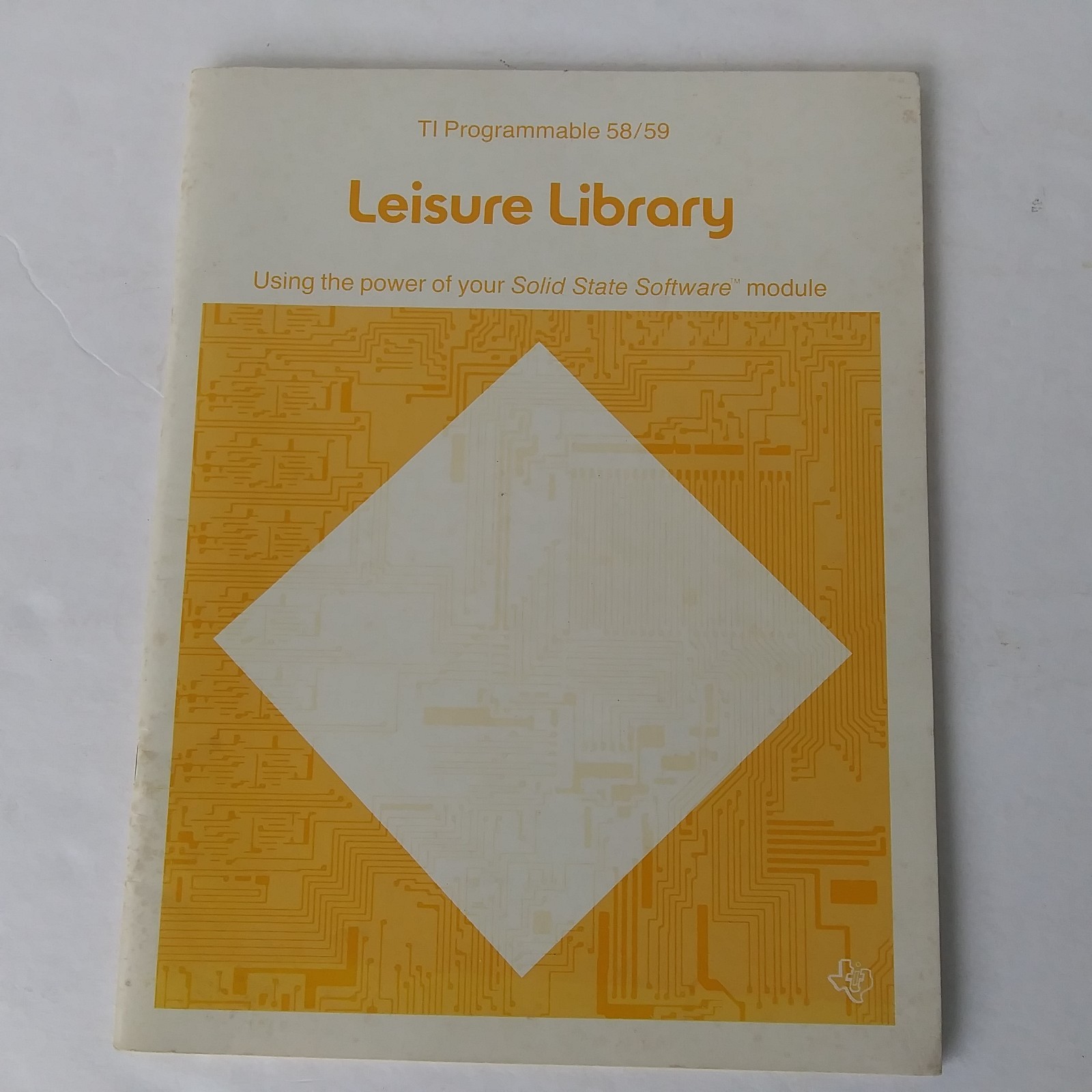 TI Programmable 58/59 Leisure Library Manual Solid State Software Module Guide