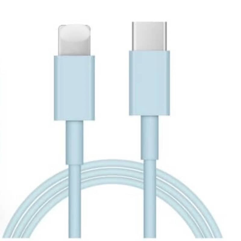 3.3ft USB-C to iPhone Fast Charging Cable PD Multi Color for iPhone 14 13 12 11