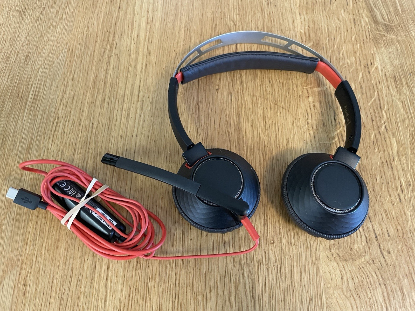 Poly Blackwire C5200 Series C5220 USB-C  Headset - Tested